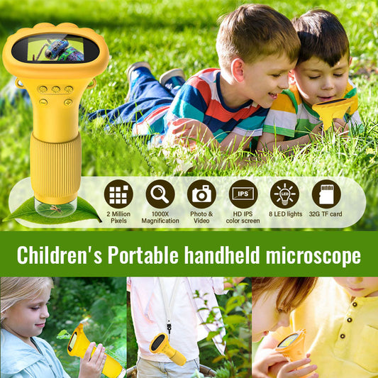 Optical microscope magnifying glass toy