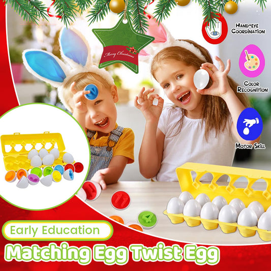 Children's early education twisting egg toys