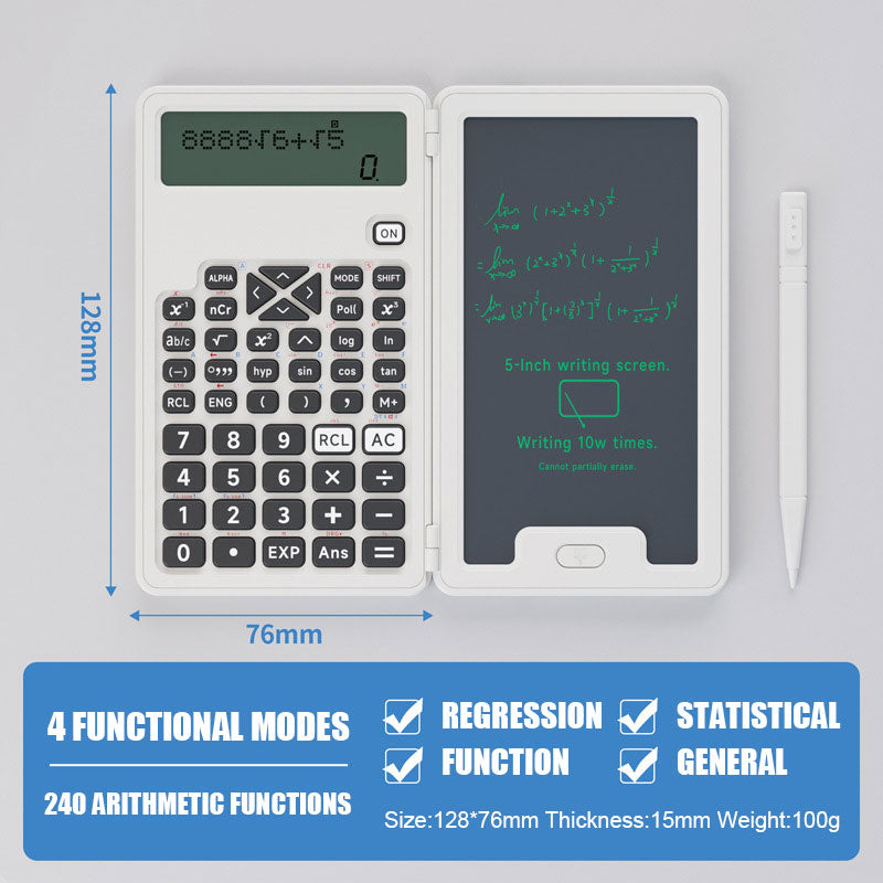 Handwriting tablet function calculator