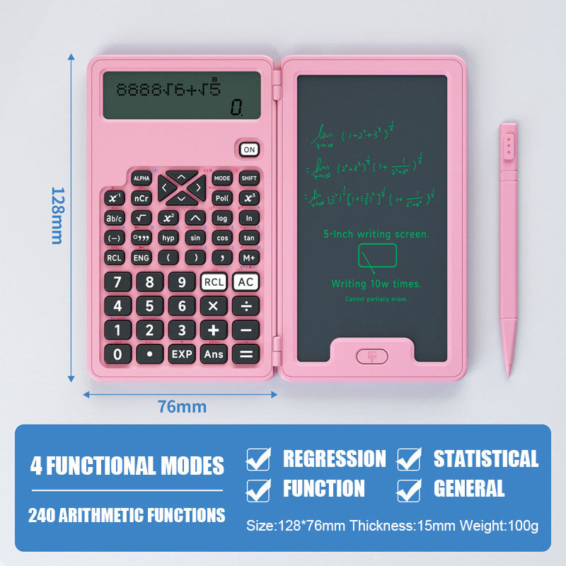 Handwriting tablet function calculator