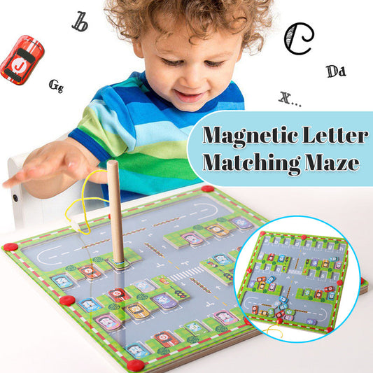 Magnetic Letter Matching Maze