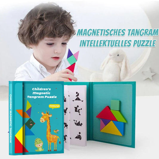 Magnetic Tangram Intellectual Puzzle