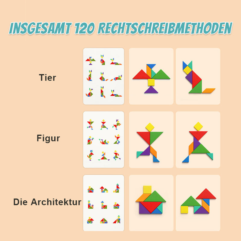 Magnetic Tangram Intellectual Puzzle