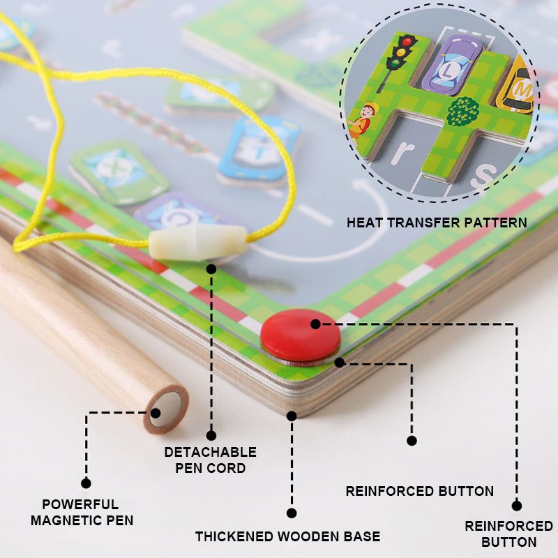 Magnetic Letter Matching Maze