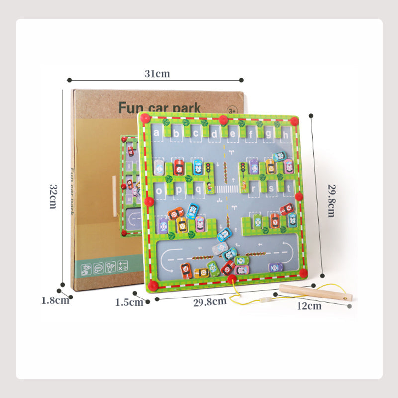 Magnetic Letter Matching Maze