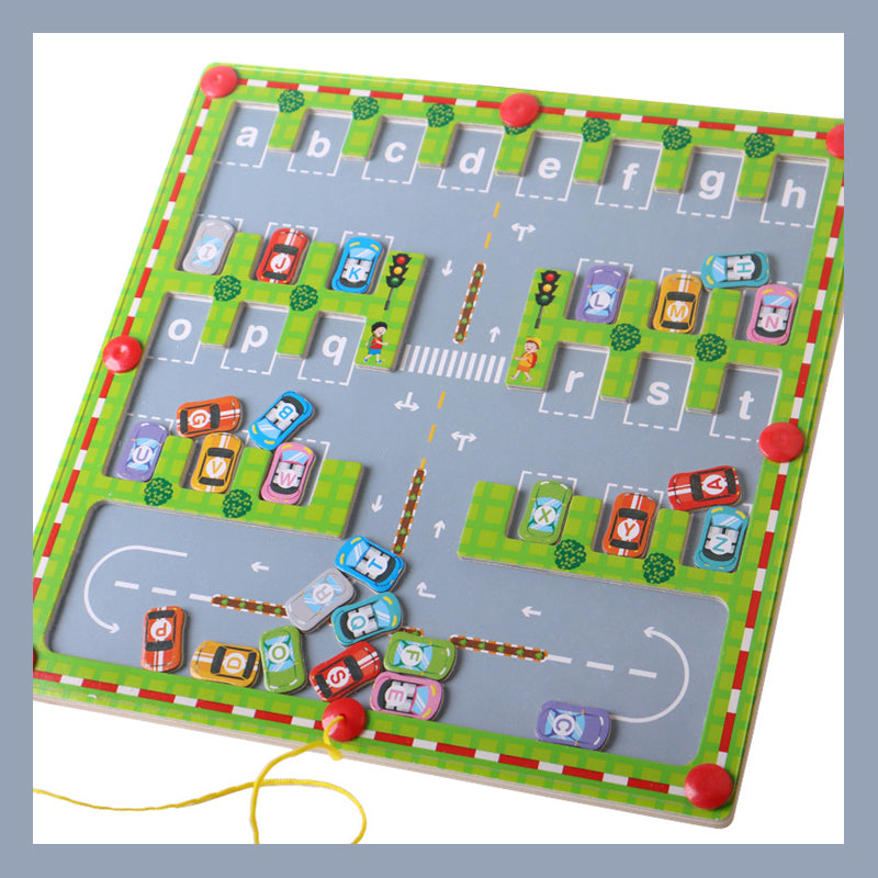 Magnetic Letter Matching Maze